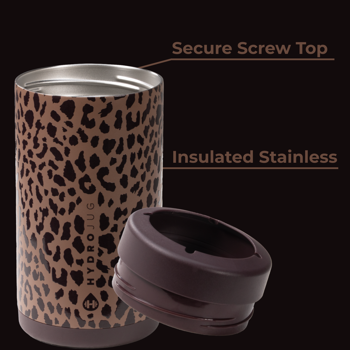 Leopard Can Cooler
