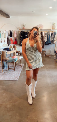 Have Him Gingham Dress