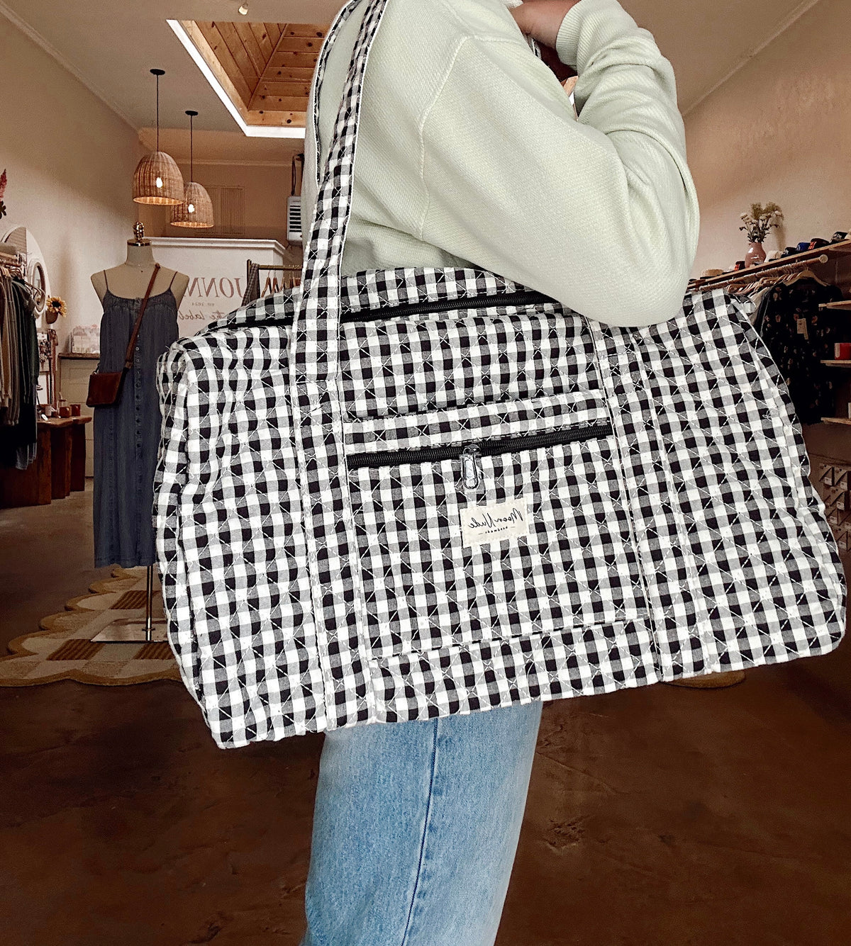 Quilted Duffle Bag