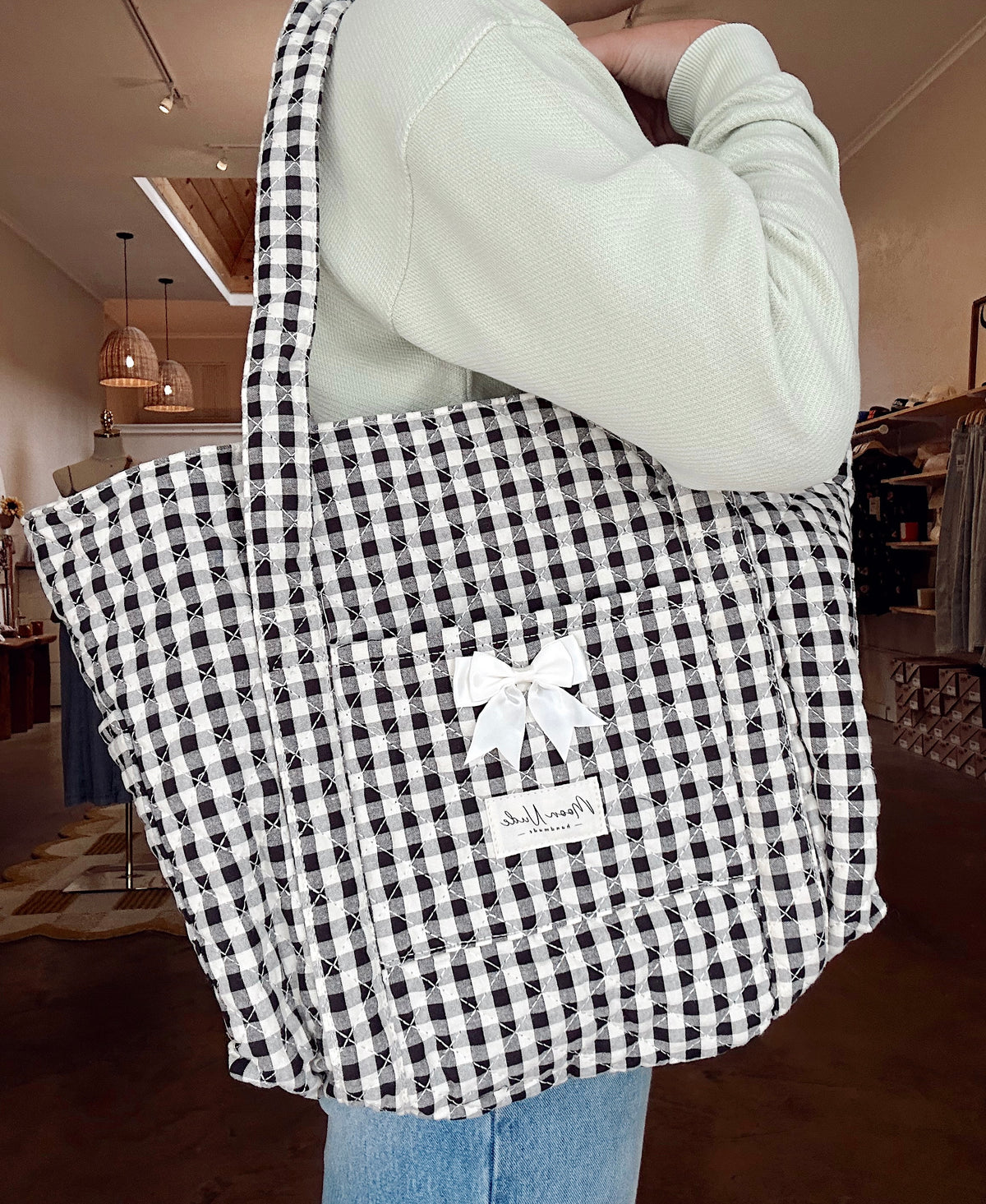 Quilted Tote Bag