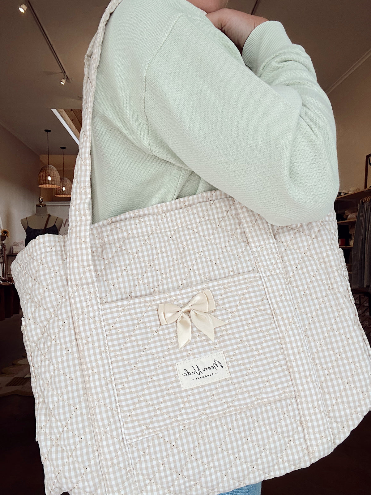Quilted Tote Bag