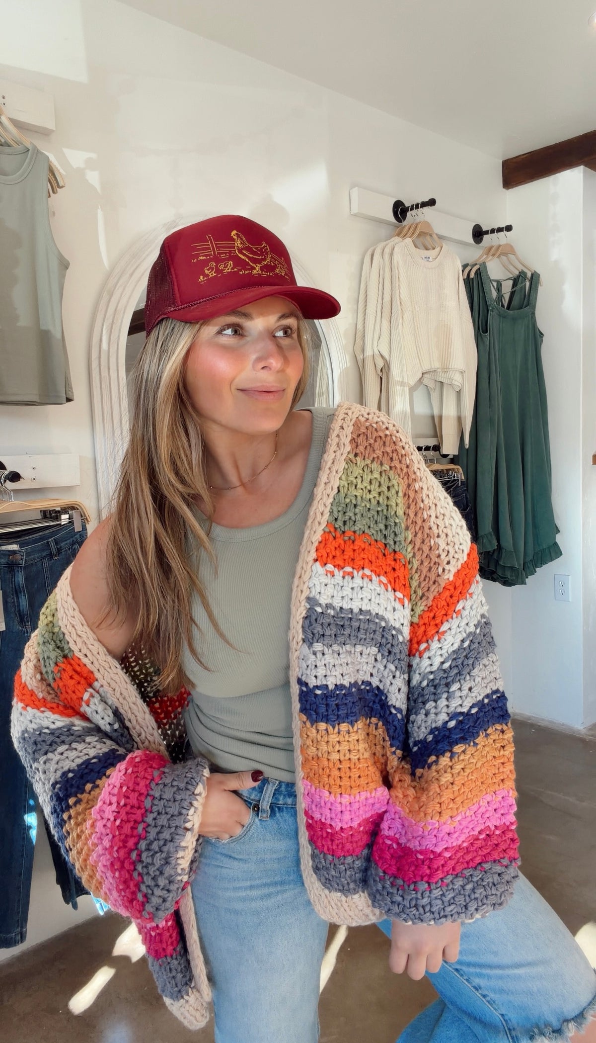Rainbow Cardi