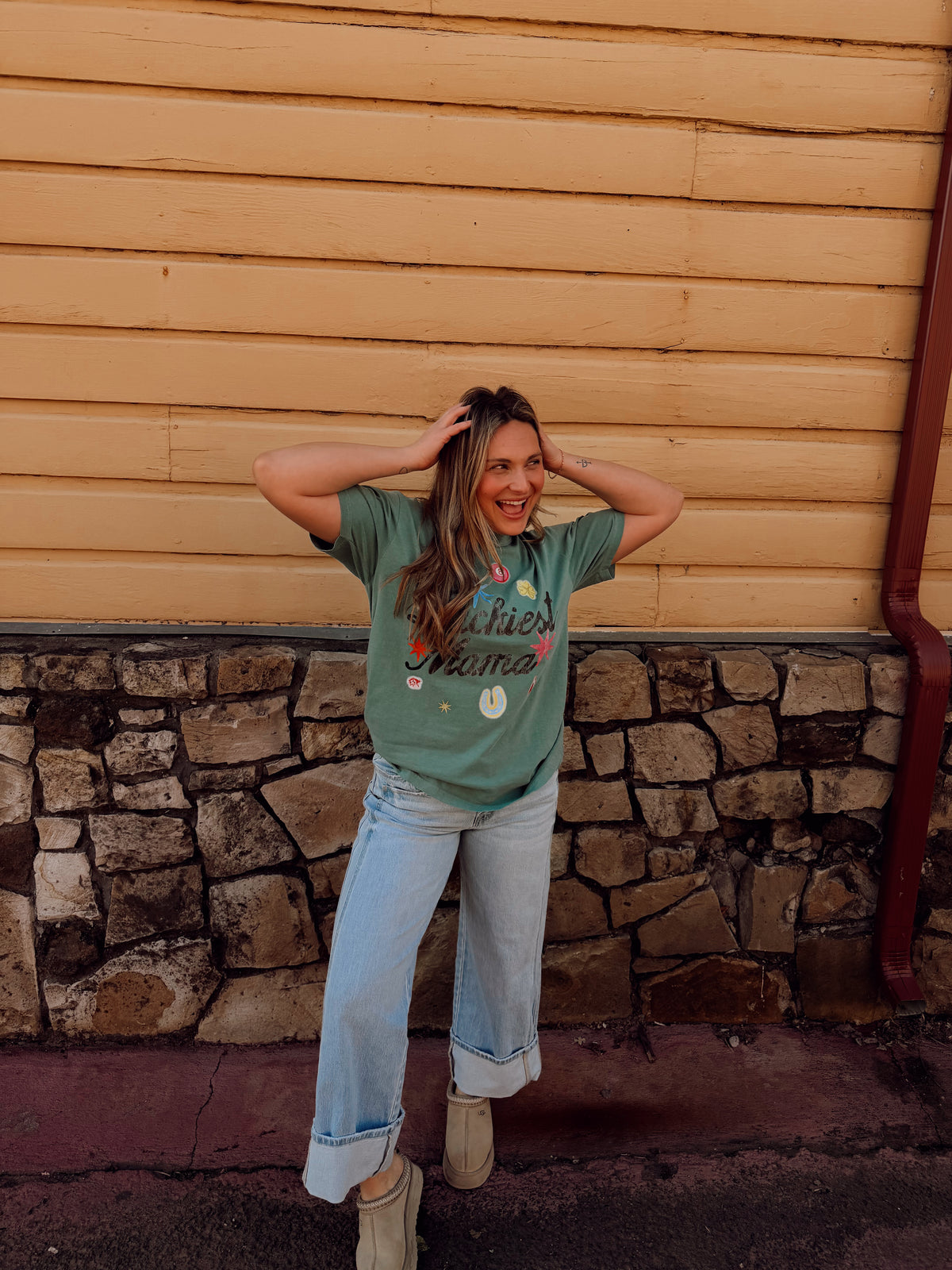 Luckiest Mama Tee