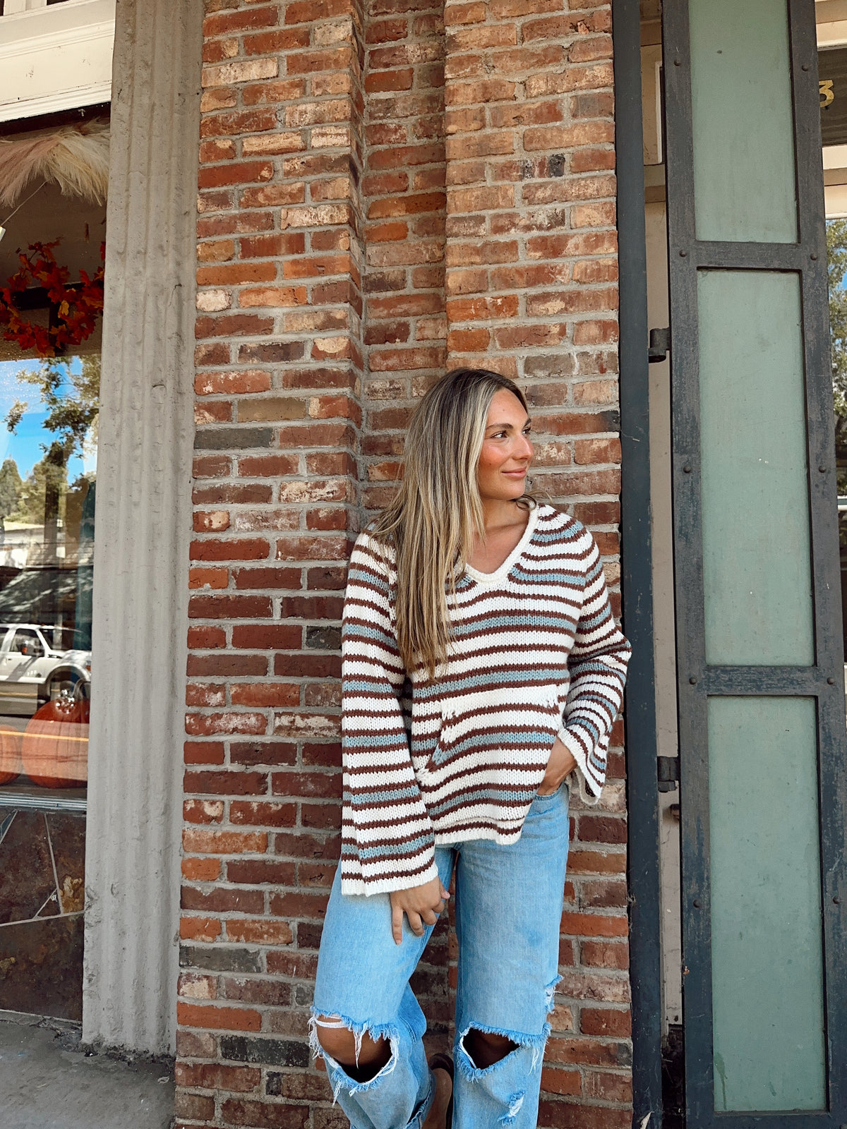 Retro V Sweater