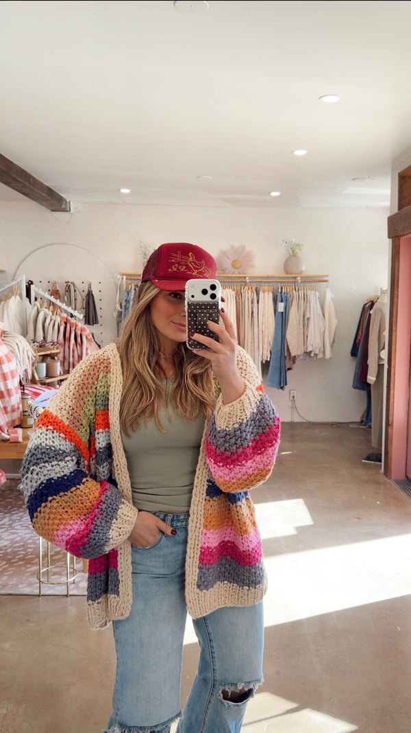 Rainbow Cardi