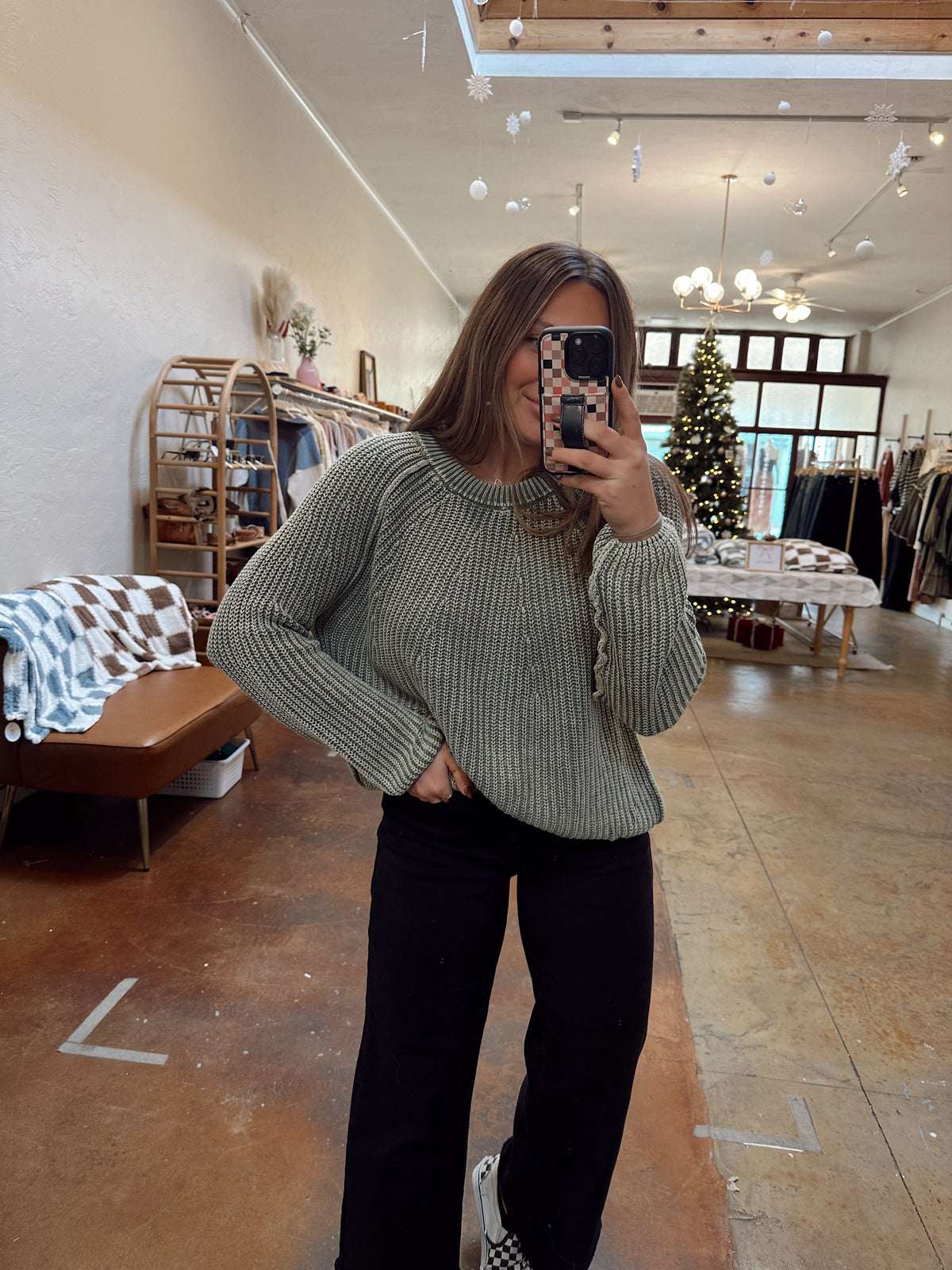 Ridge Knit Pullover