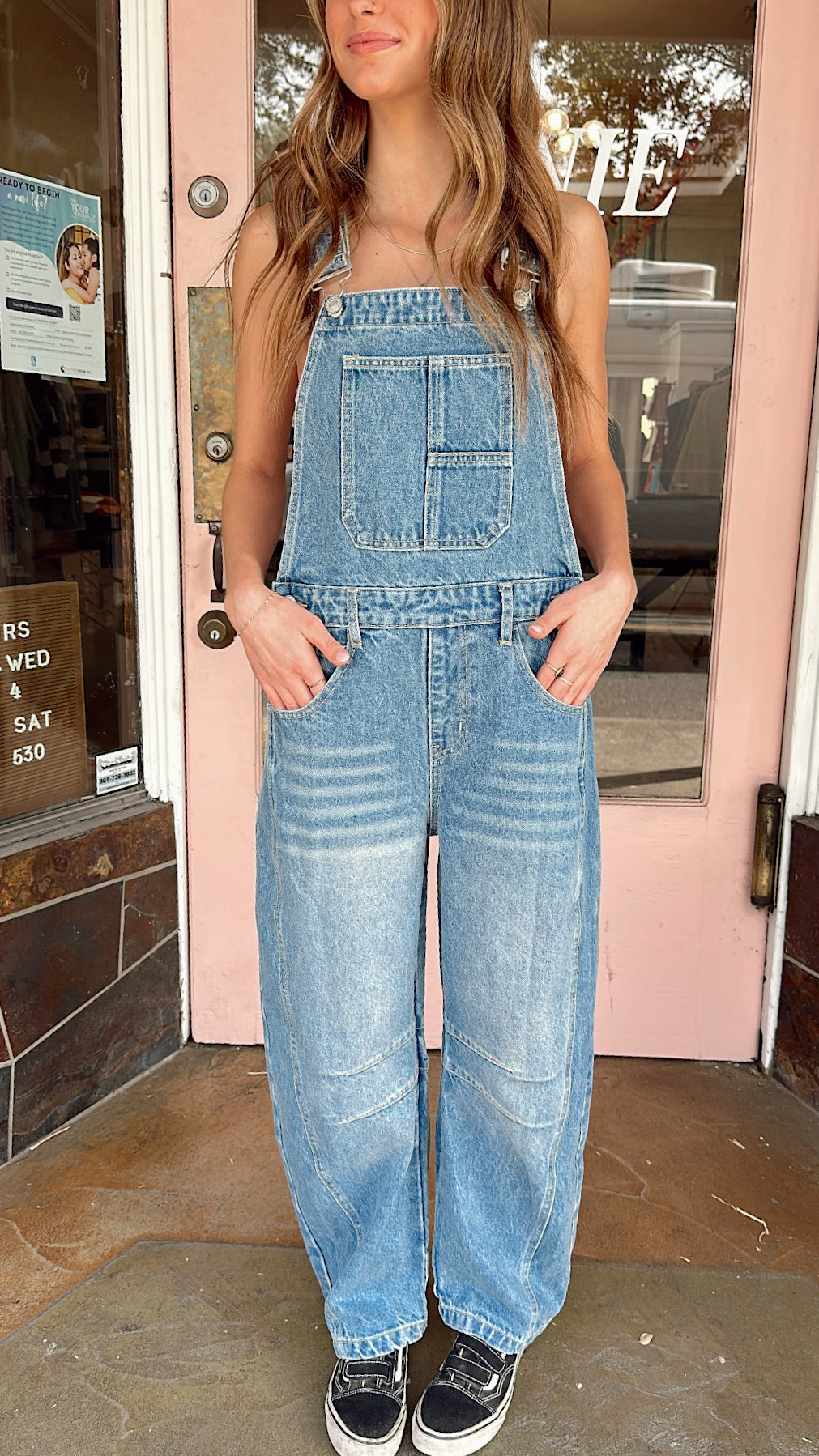 Slouch Barrel Overalls