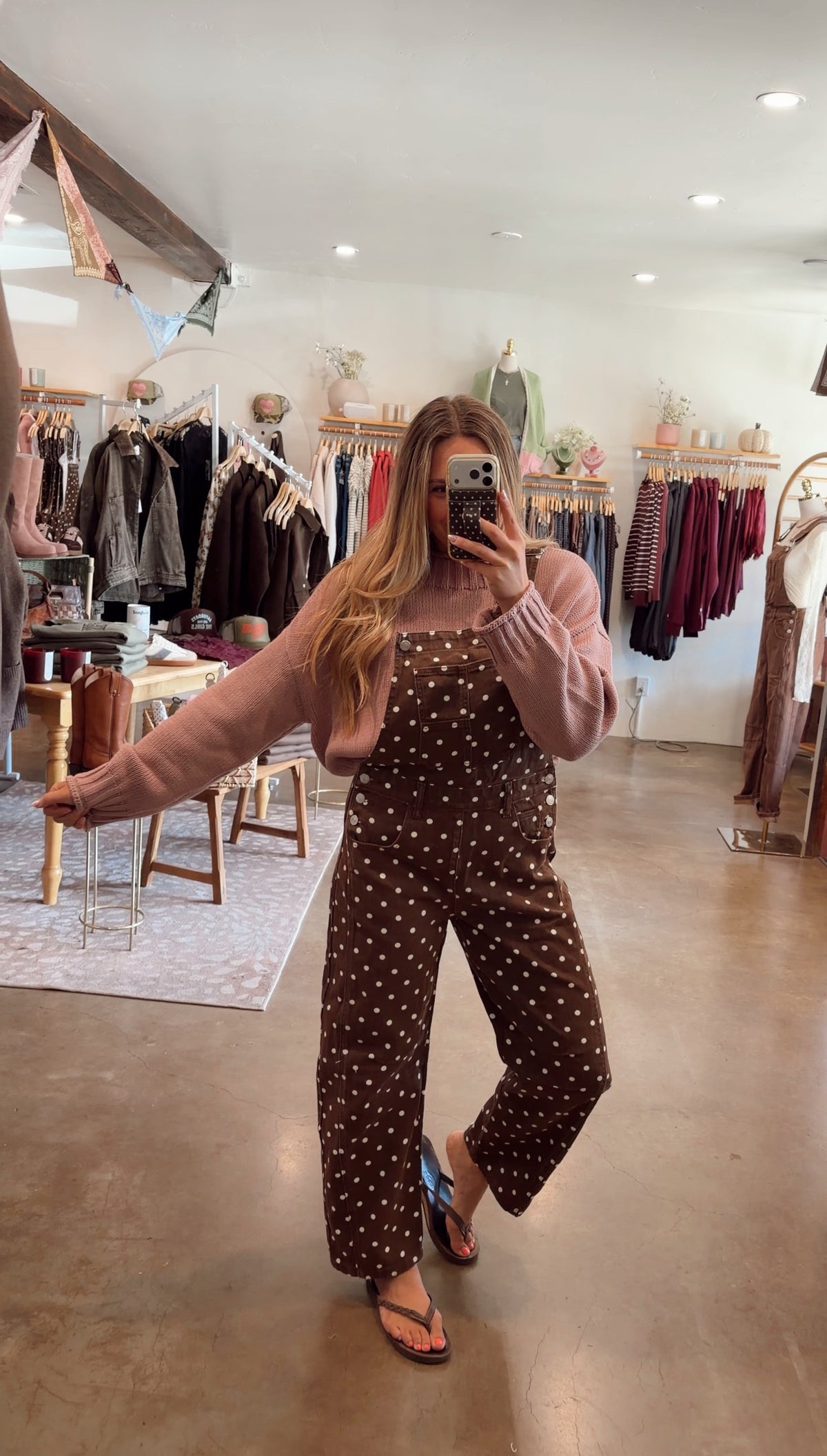 Marble Polka Overalls