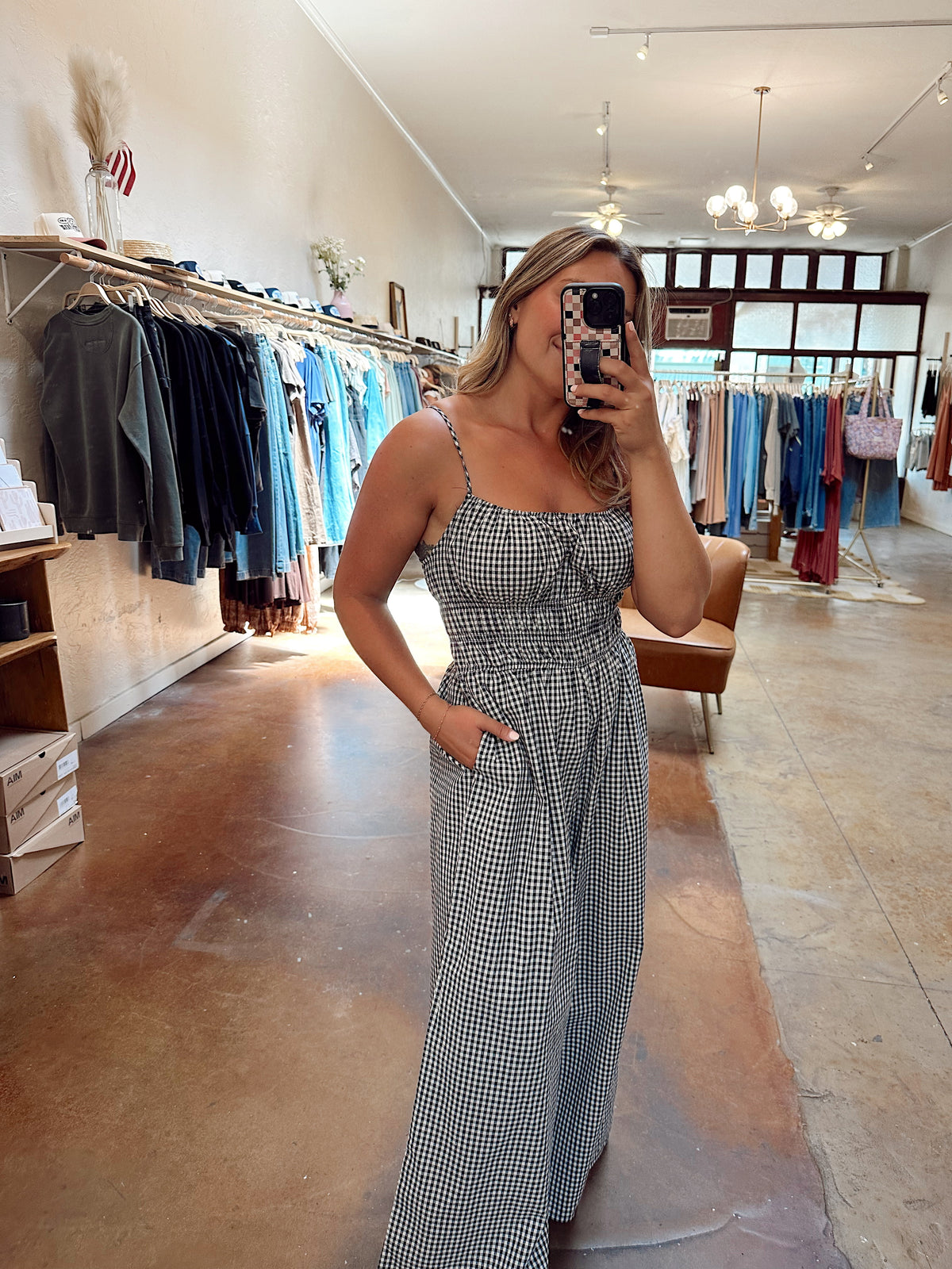 Gingham Jumper