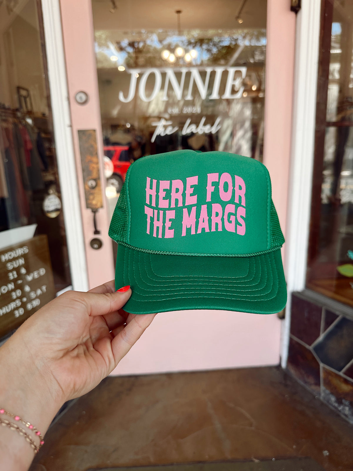 Here for the Margs Hat