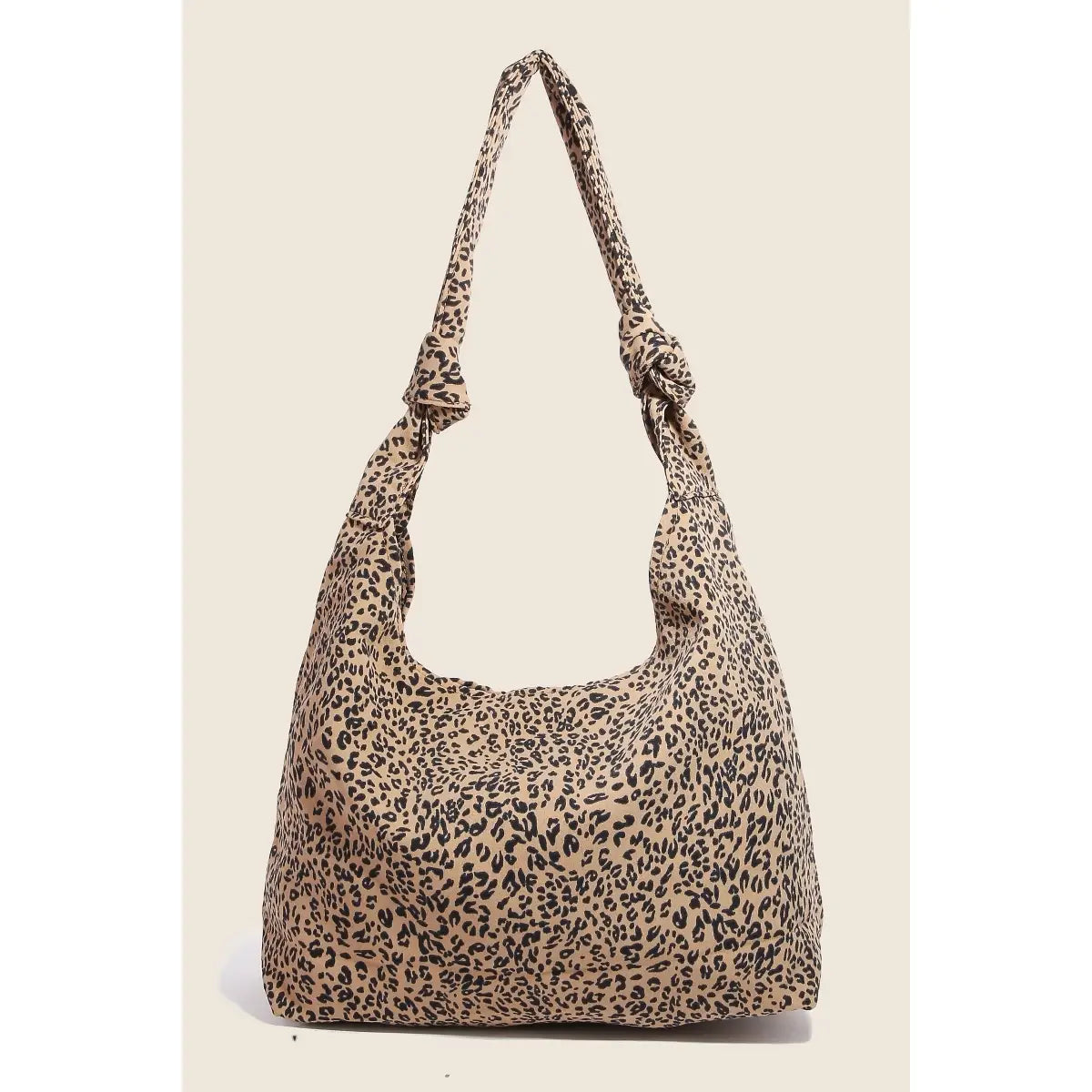 Knotted Leopard Sling Bag